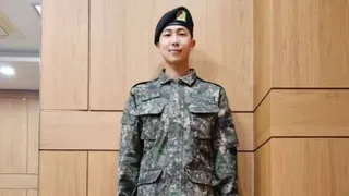 BTS RM Aka Kim Namjoon Rehearses At Hwacheon Tomato Festival With Military Band | Photos